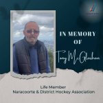 Tony McGlashan life member of NDHA